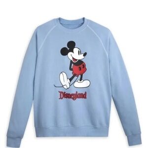 Disneyland Resort Blue Mickey Crewneck Sweater Size Medium